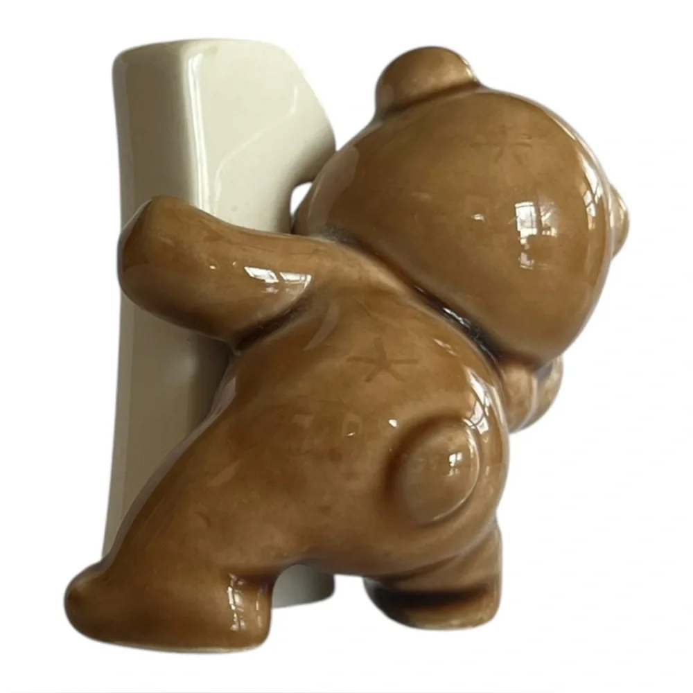 vintage first birthday porcelain bear hearts #1